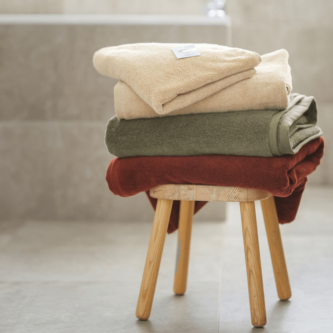 Super Plush Organic Cotton Towel - Beige
