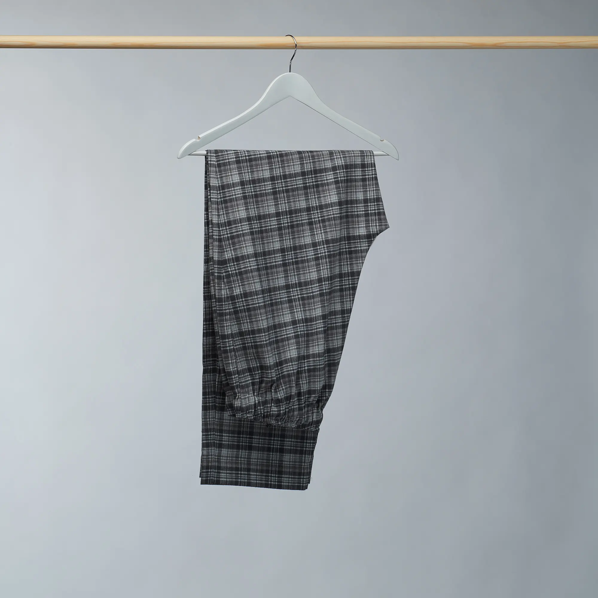 Soft flannel pyjama pants - Dark grey