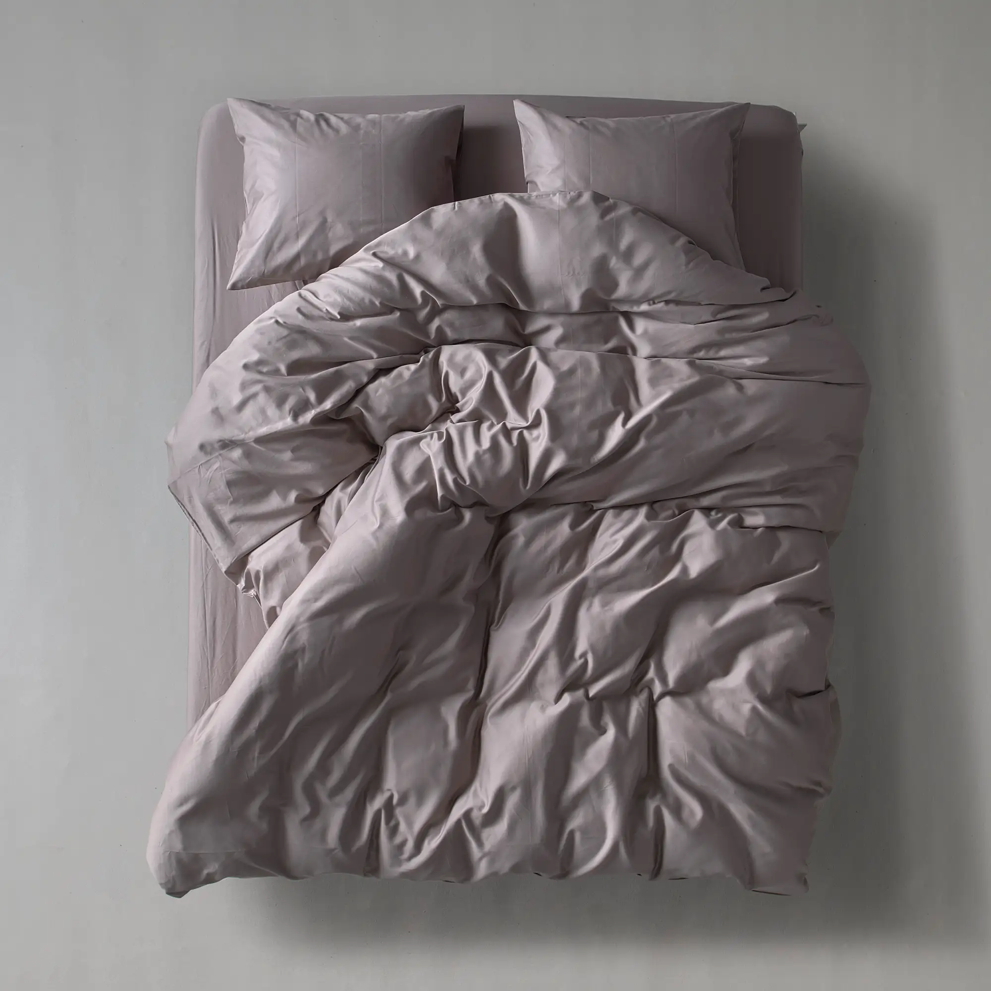Sateen Duvet Cover - Taupe