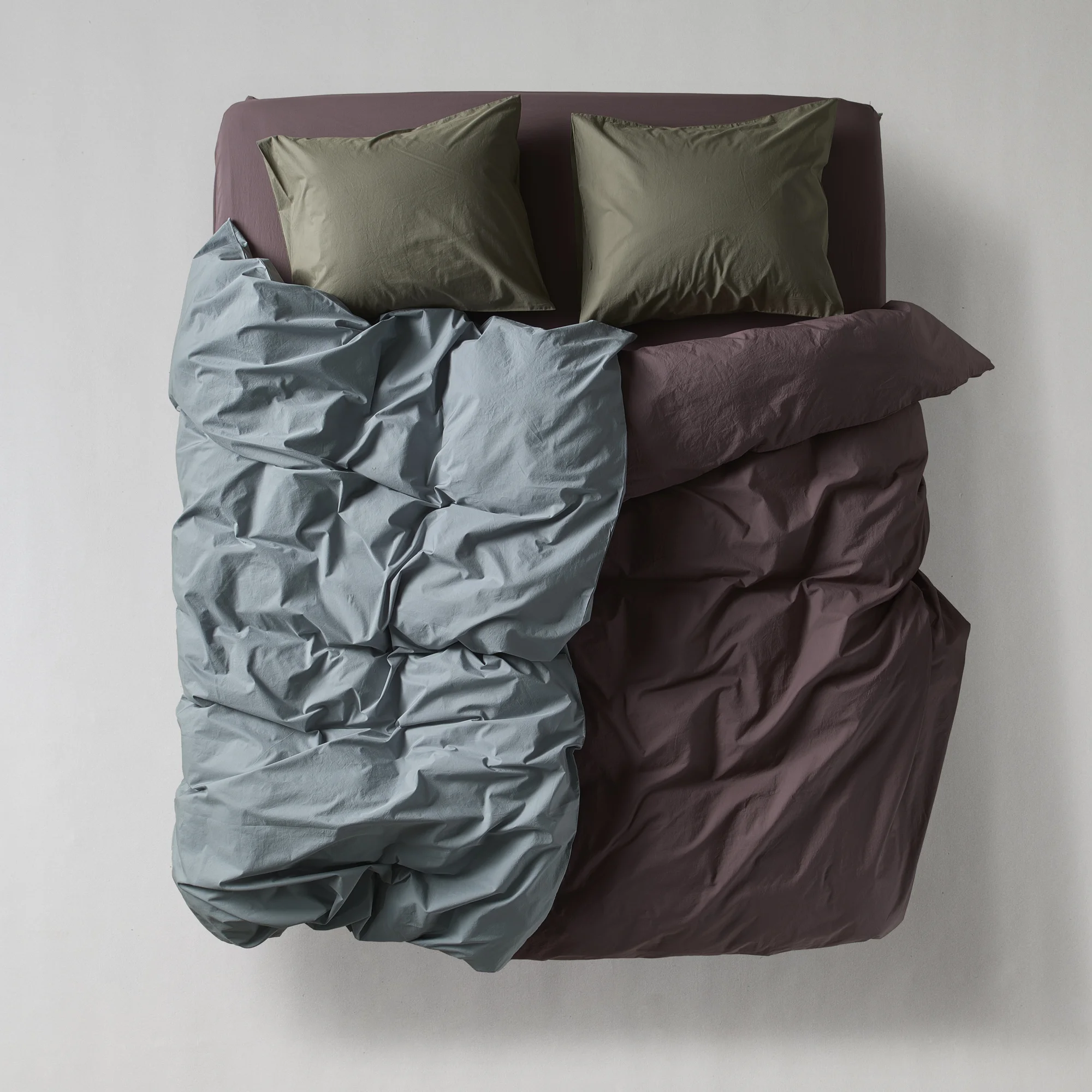 Bedroommood Percale Fig Sage Olive