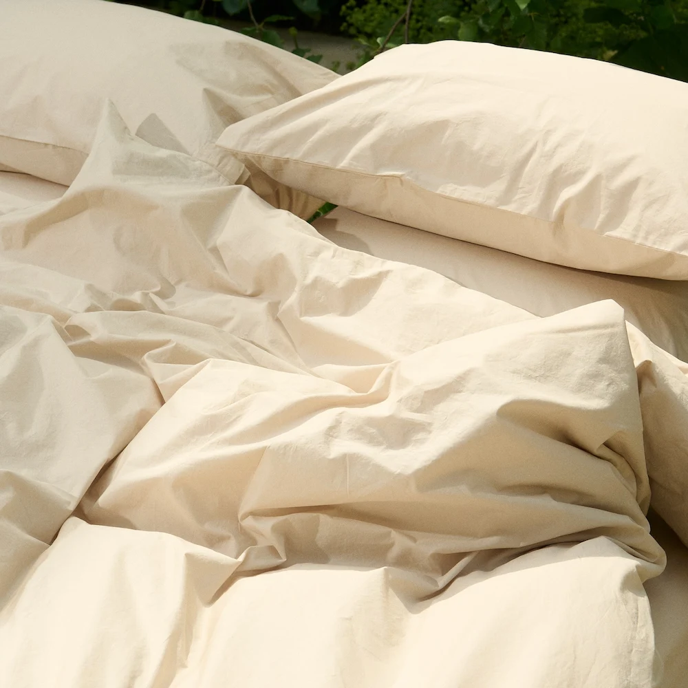 Bedroommood percale beige sun
