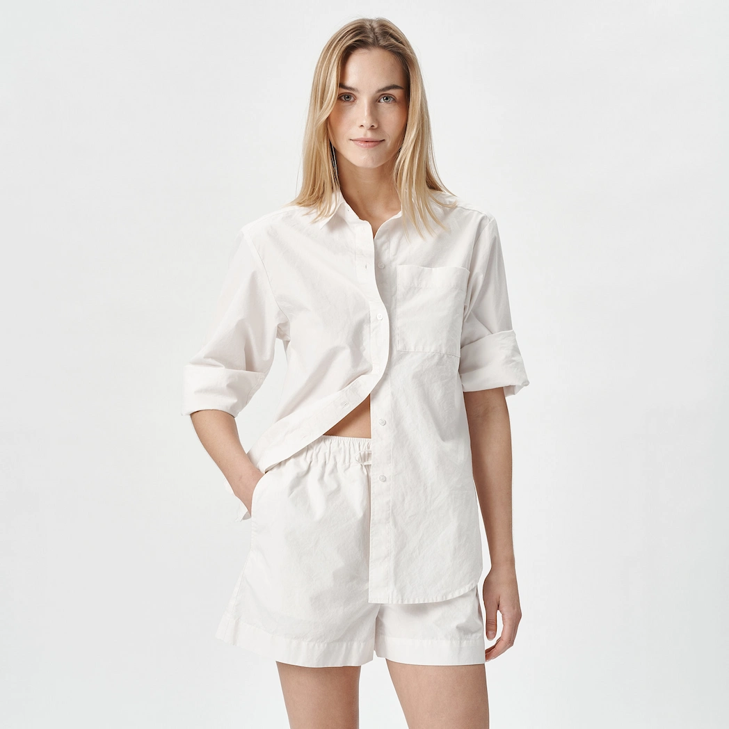Bedroommood Julija Steponaviciute pyjama milk shorts set