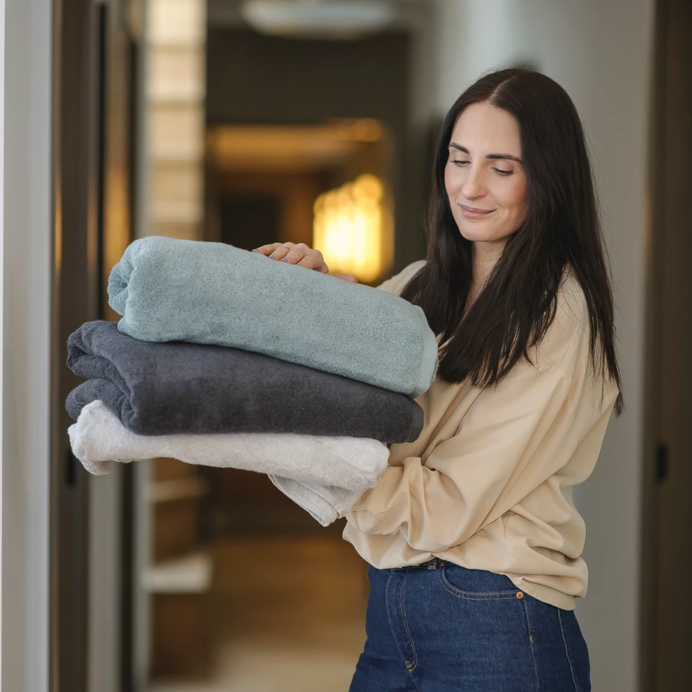 Super hebký ručník z organické bavlny