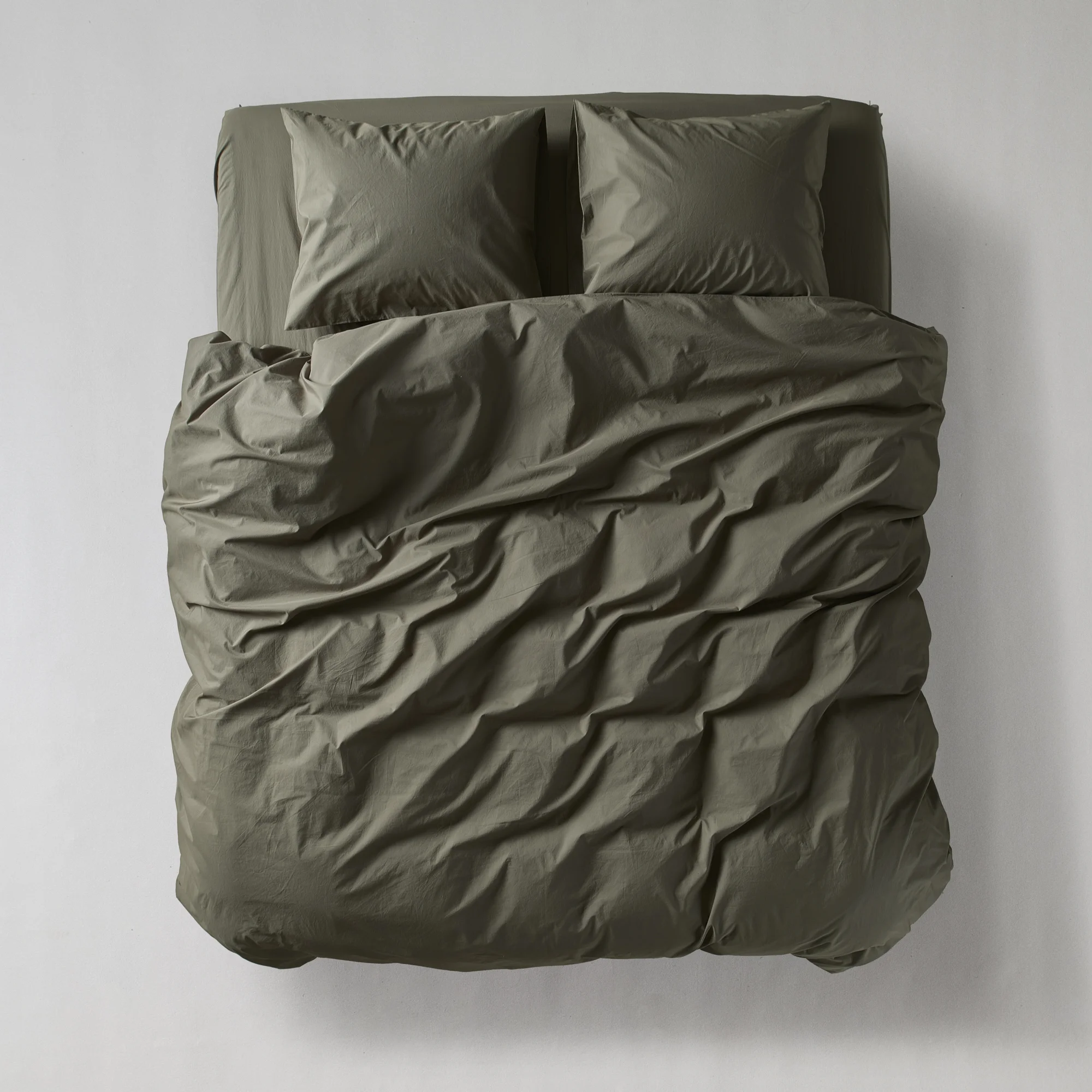 Bedroommood Percale Bedding Olive