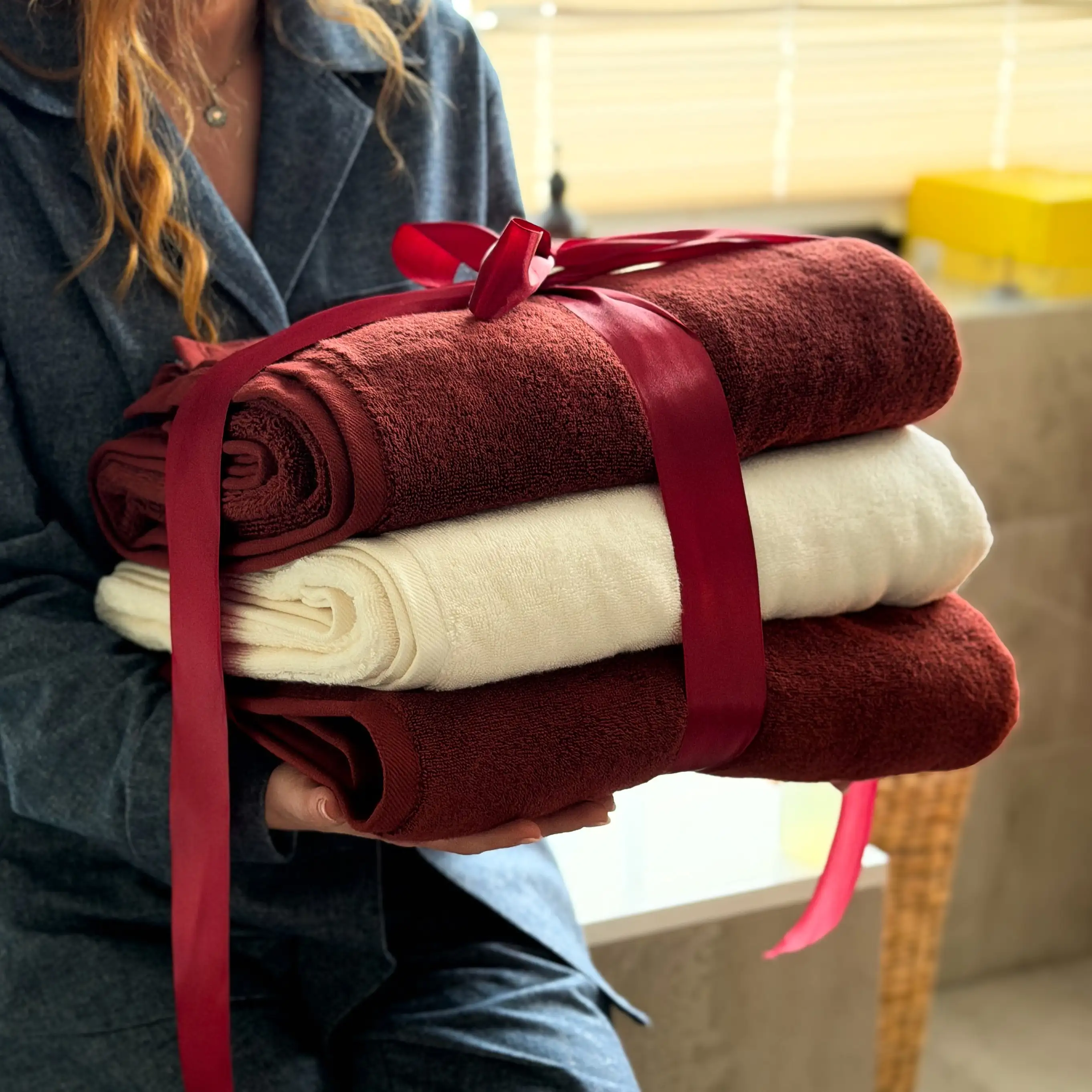 Super Plush Organic Cotton Towel - Terracotta