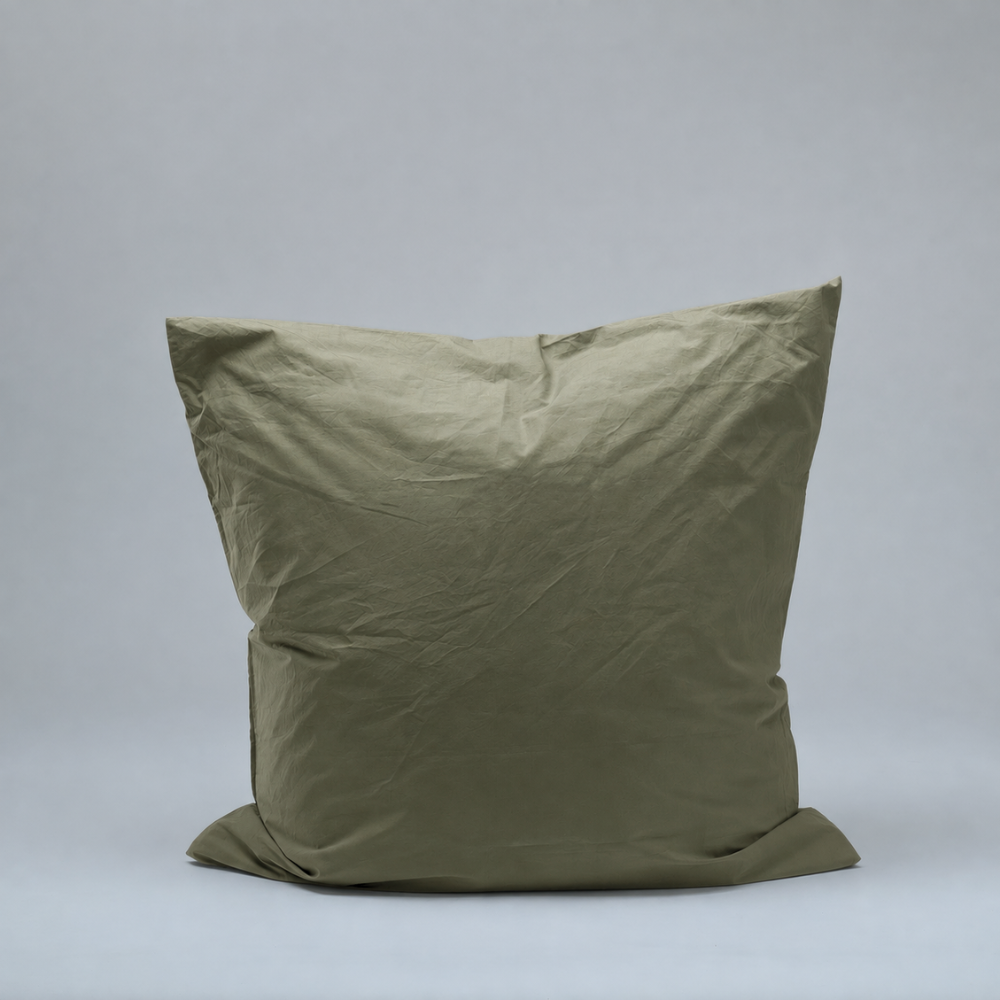 Percale Pillowcase - NEW Olive
