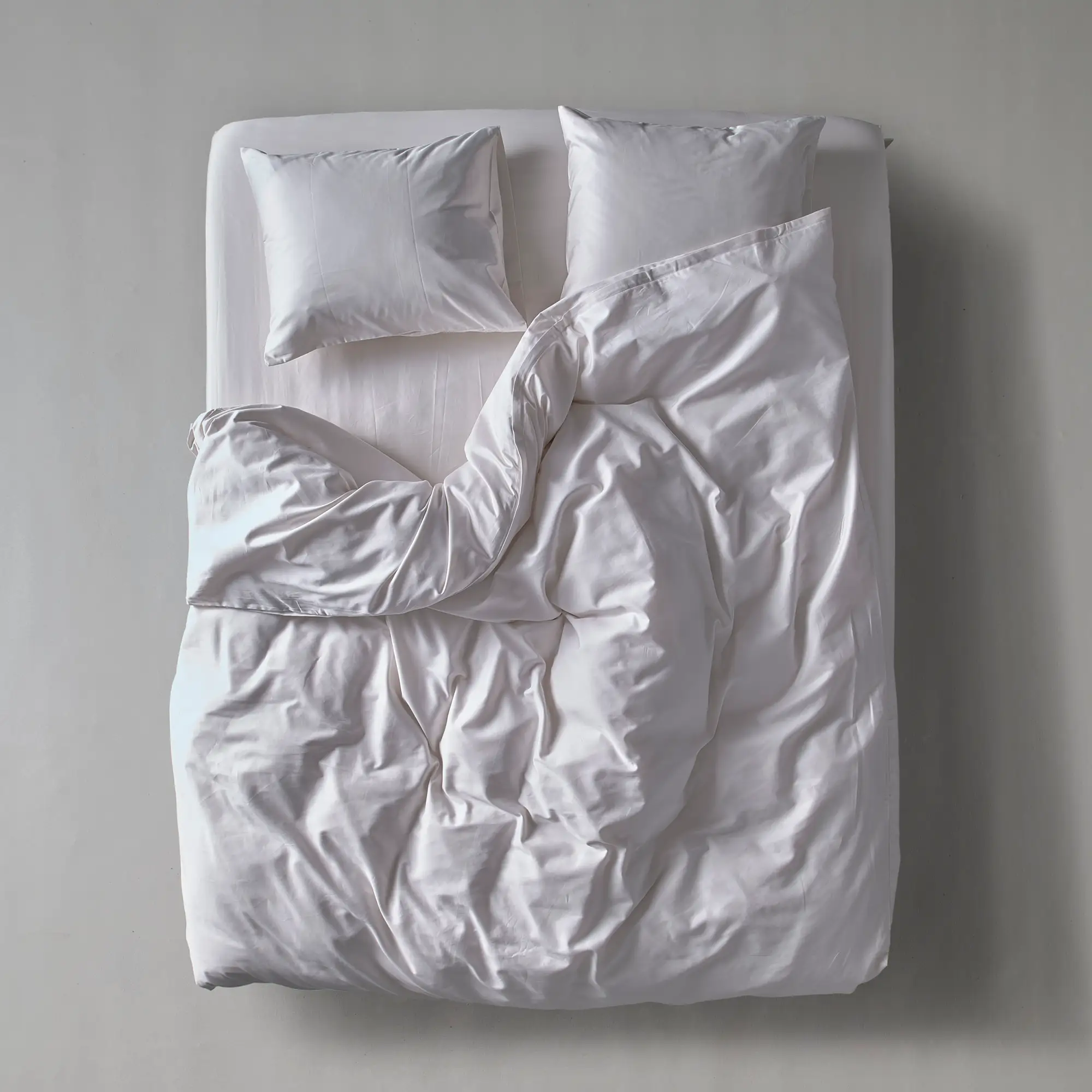 Sateen Duvet Cover - Milk