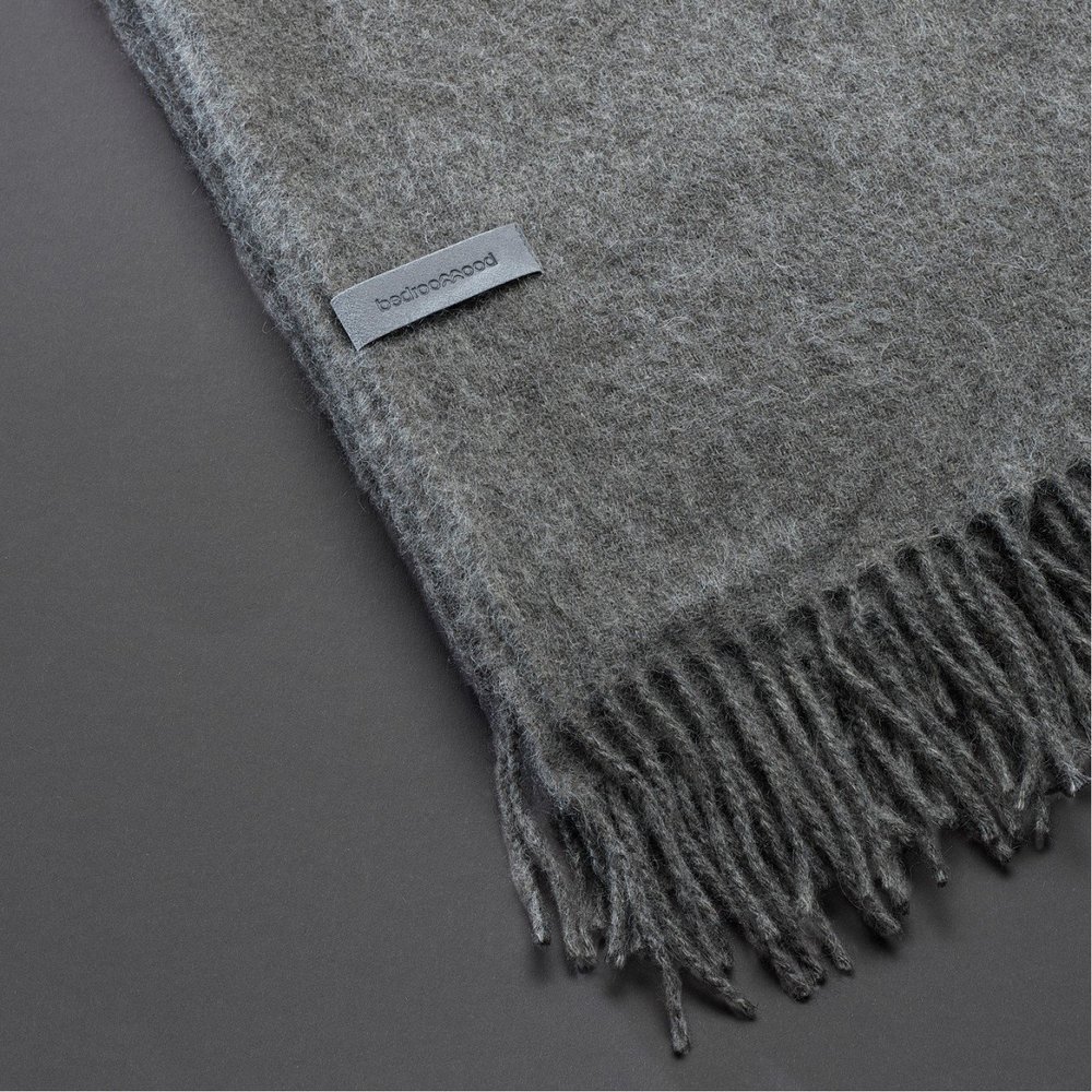 gotland wool blanket grey 2