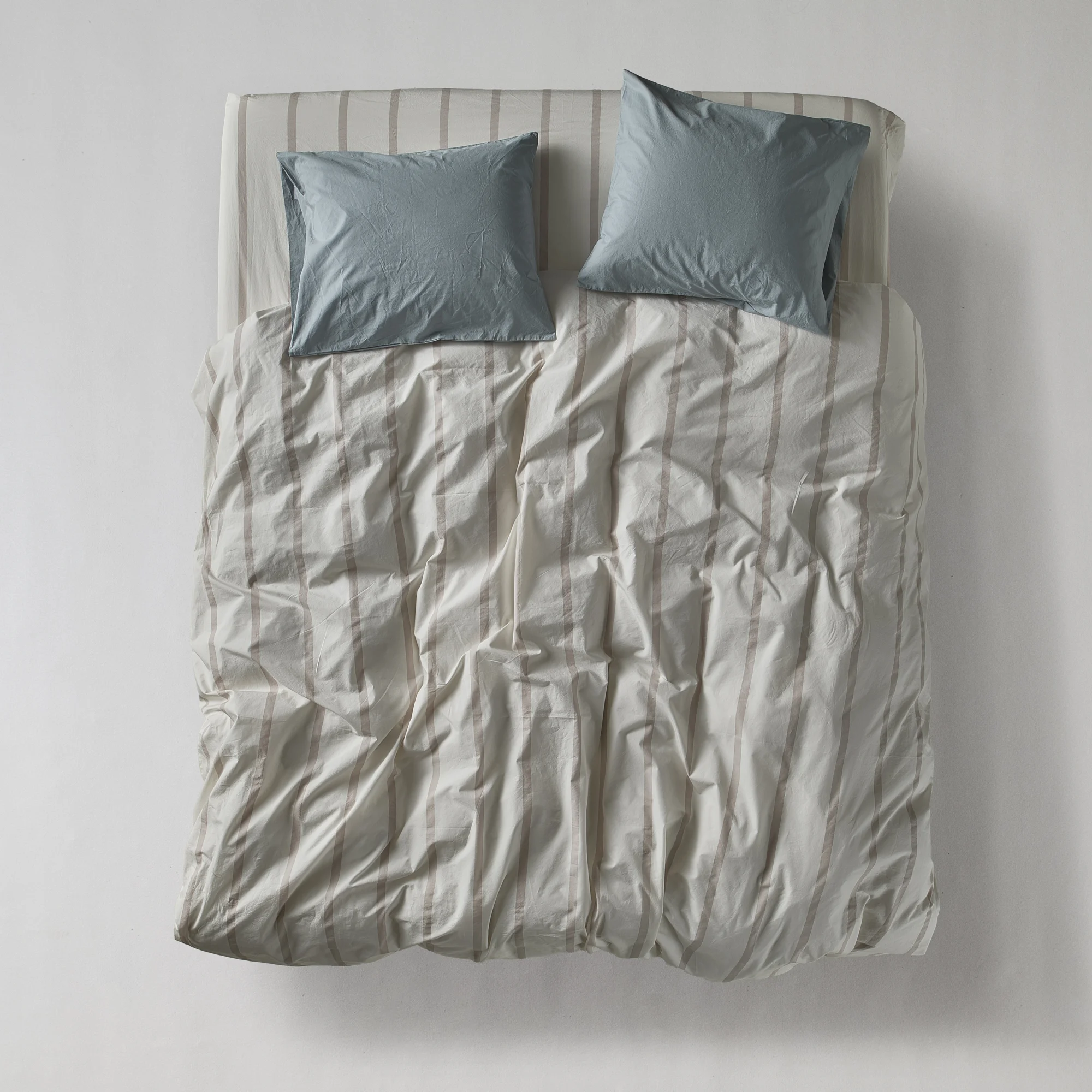 Bedroommood Percale Cashmere Stripes Sage