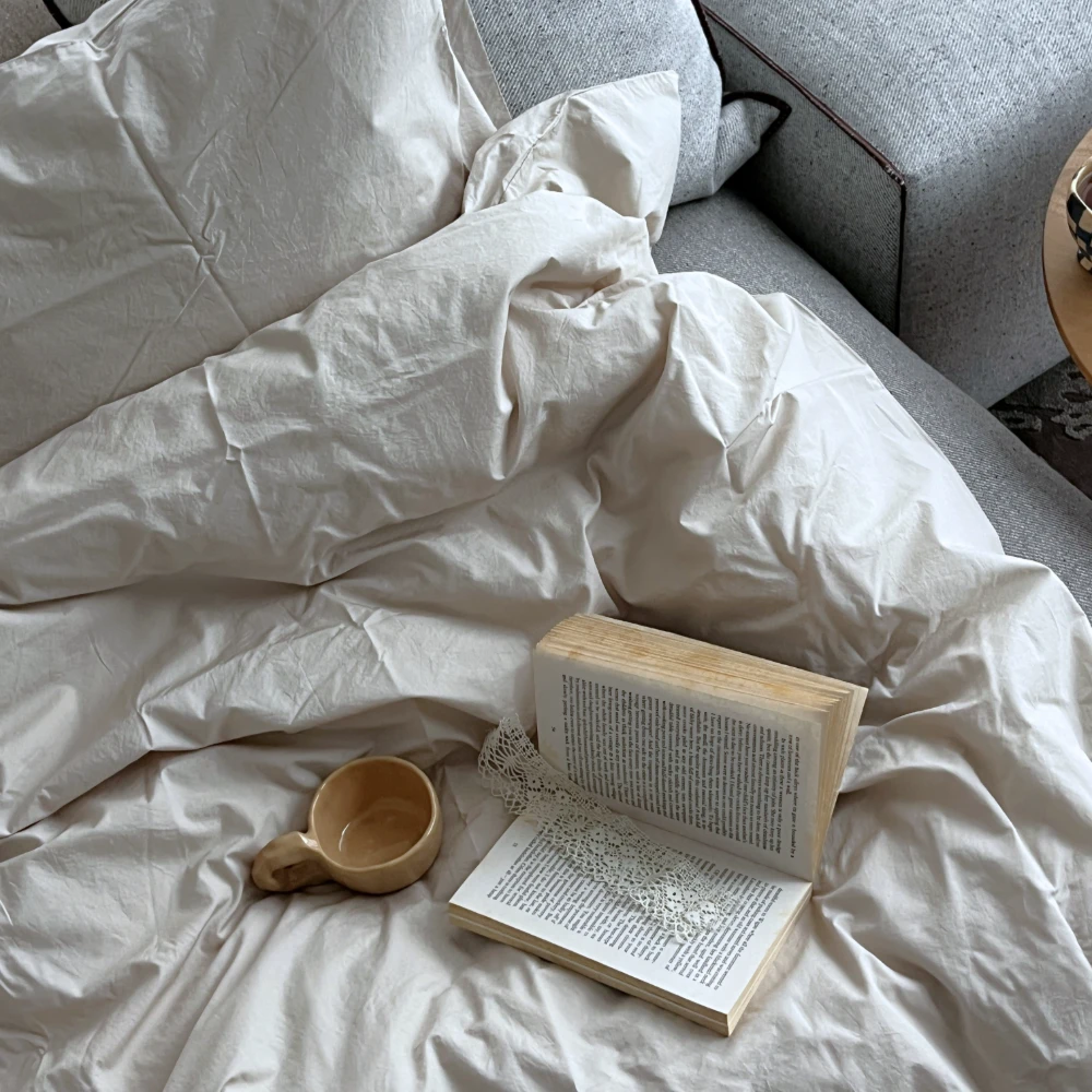 Perkalist tekikott - Beige