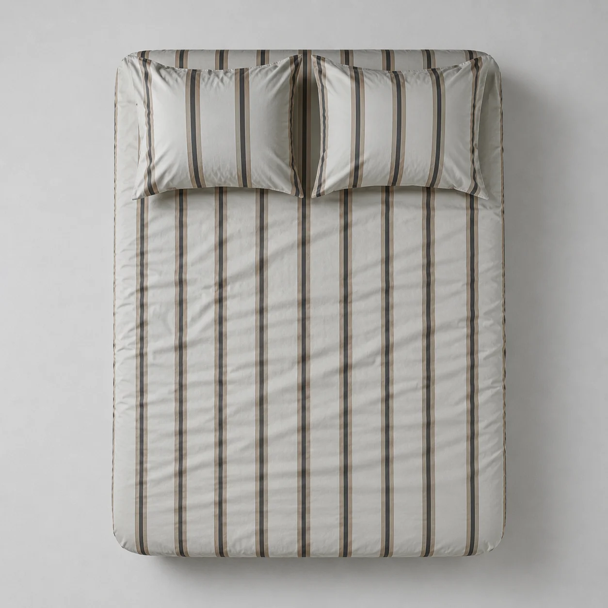 Ch Beroommood Sateen Sheet Cream Stripes