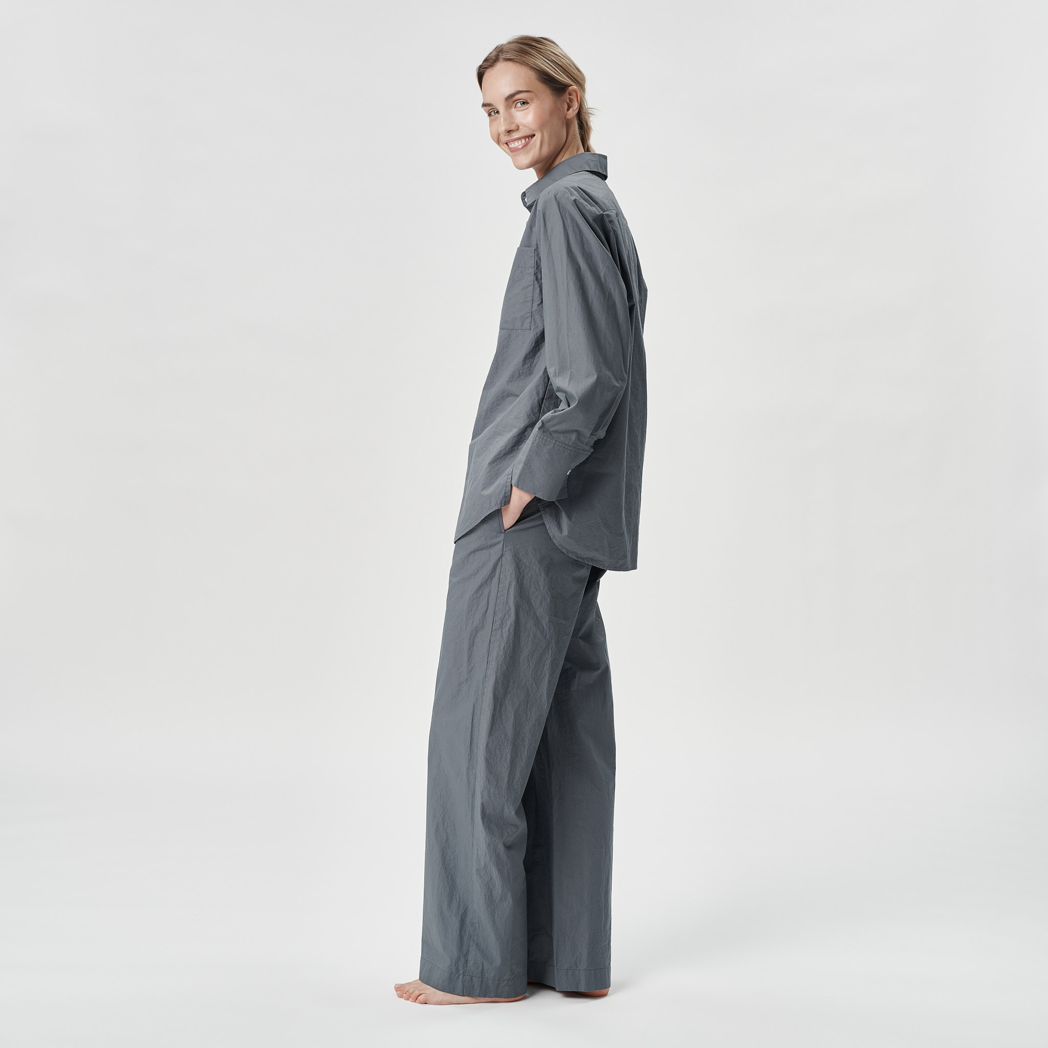 Pidžaama komplekt särgi, lühikeste ja pikkade pükstega