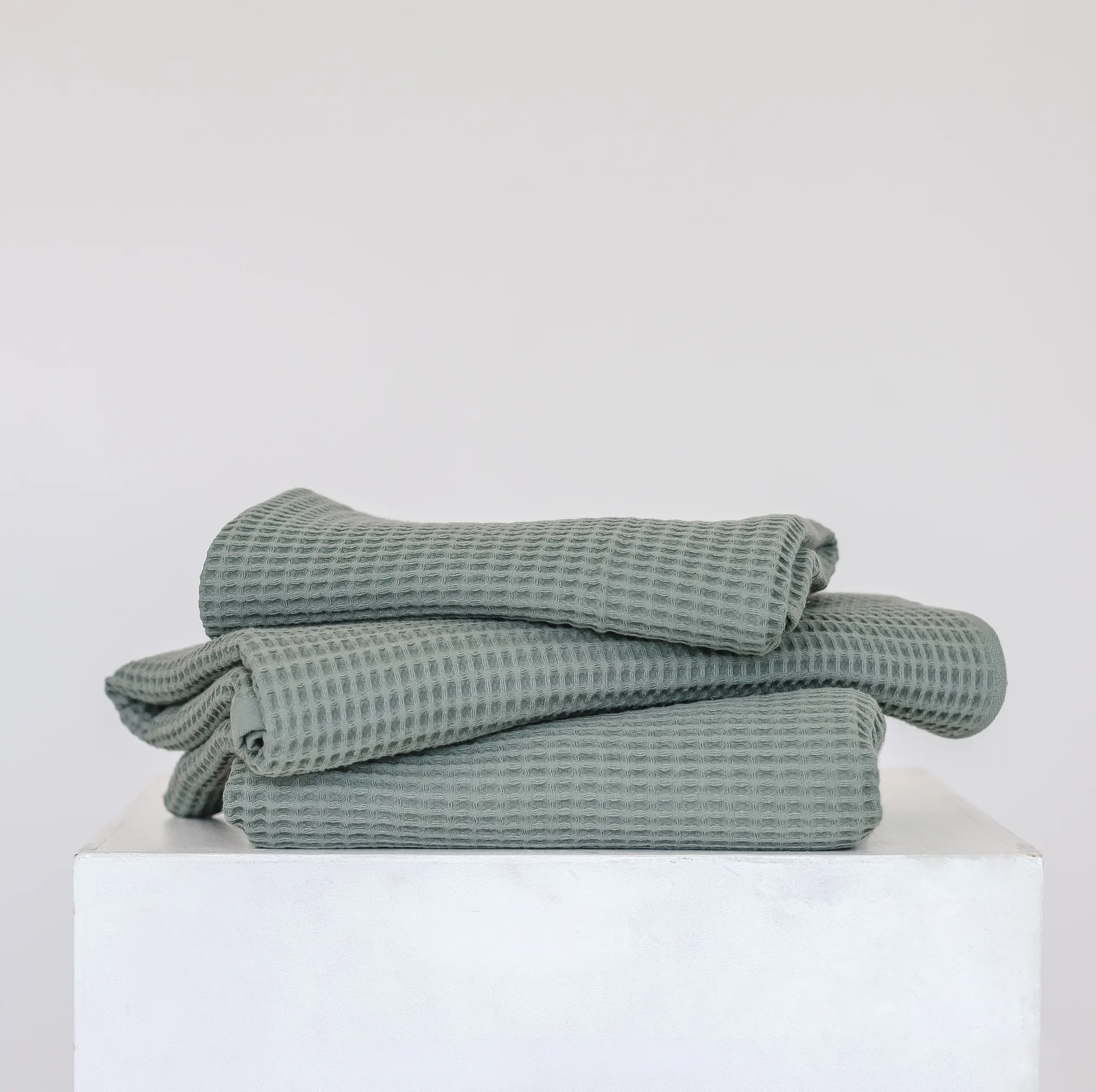Bedroommood_organic cotton waffle towels_water