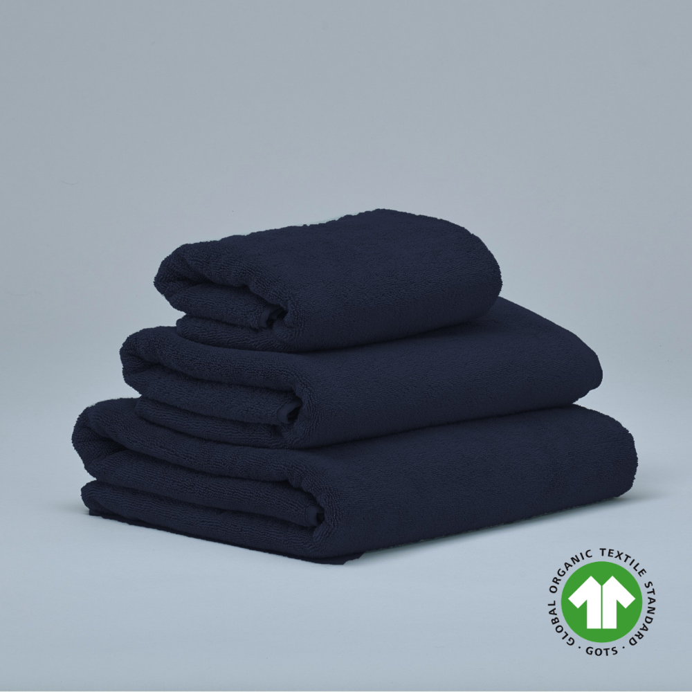 Super Plush Organic Cotton Towel - Navy