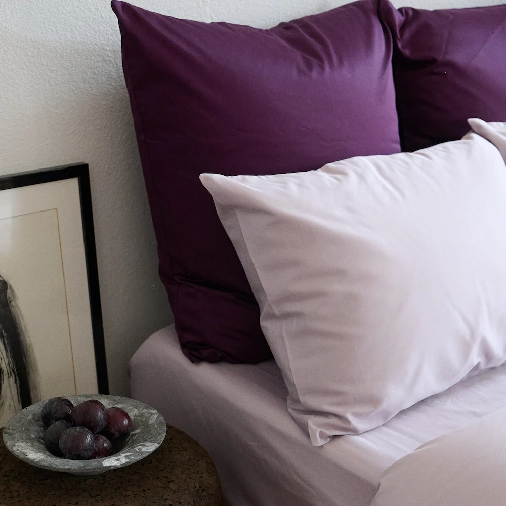 Bedroommood-sateen plum lilac