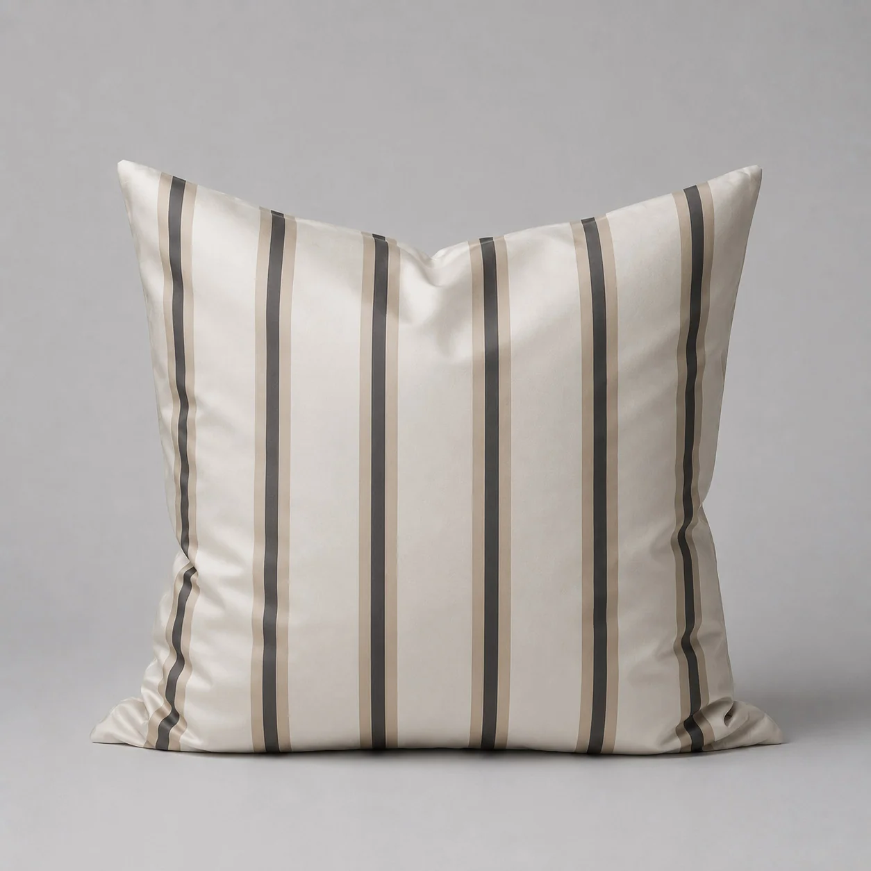 Ch Satin Cream Stripes Pillowcase Bedroommood