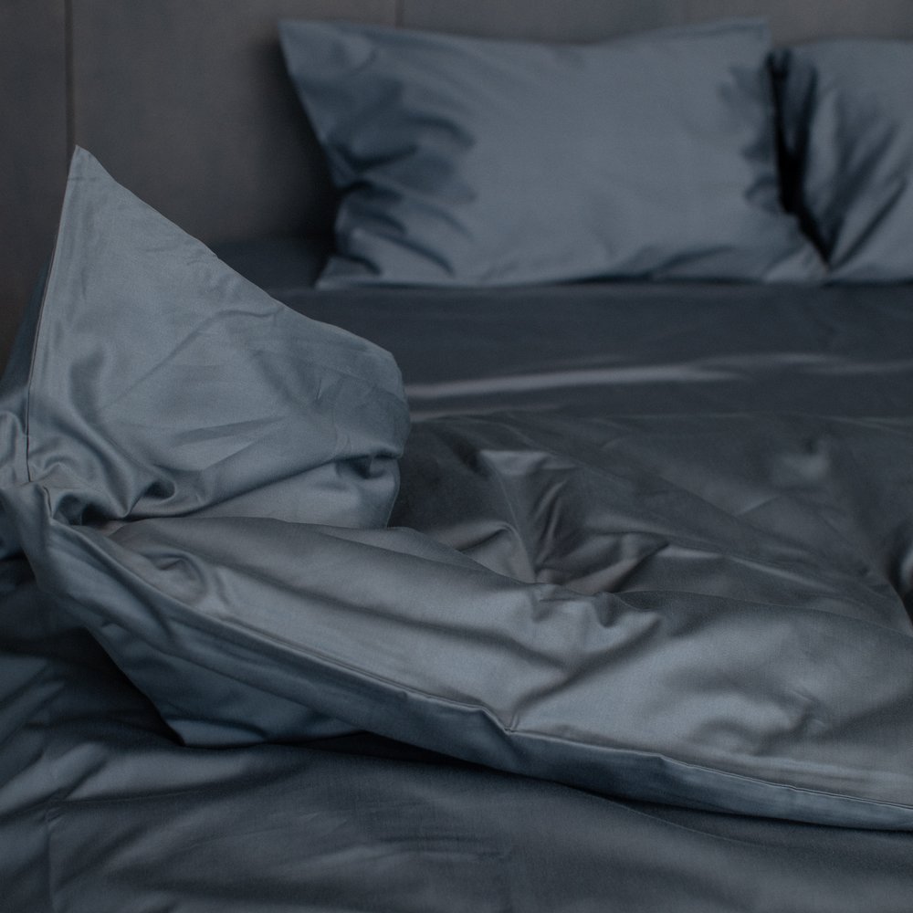 Sateen Bedding Dark Grey Bedroommood