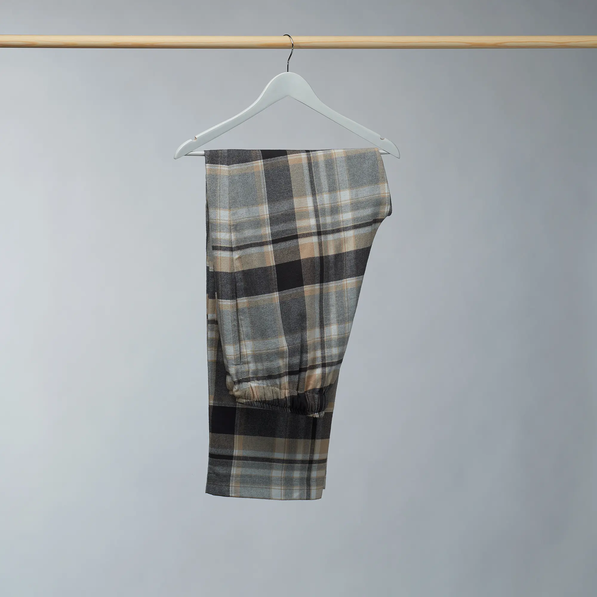 Soft flannel pyjama pants - Cinnamon