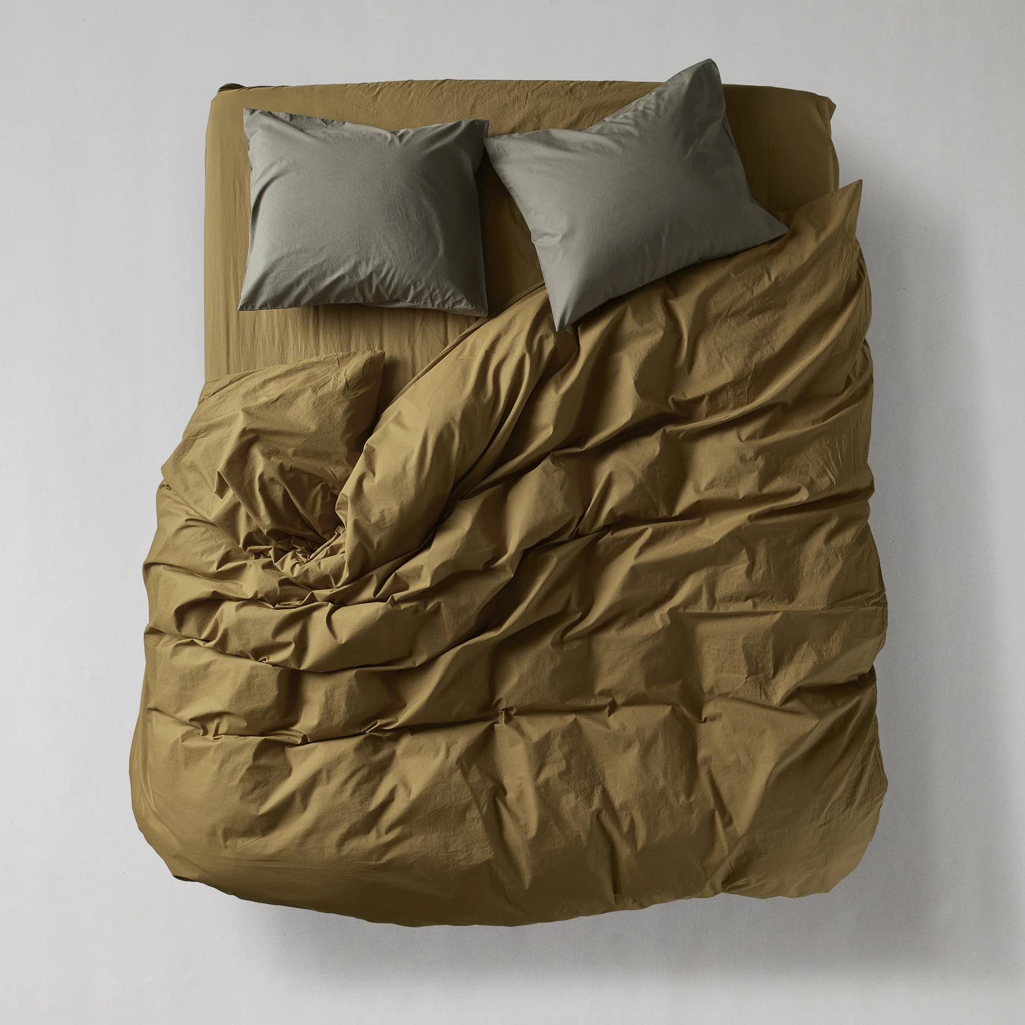 Bedroommood Percale Mustard Olive