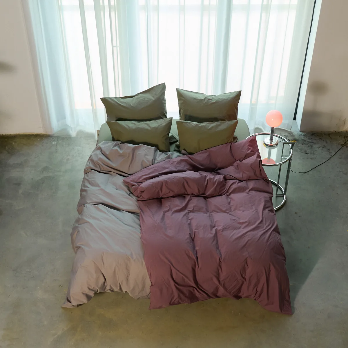 Percale Pillowcase - NEW Olive