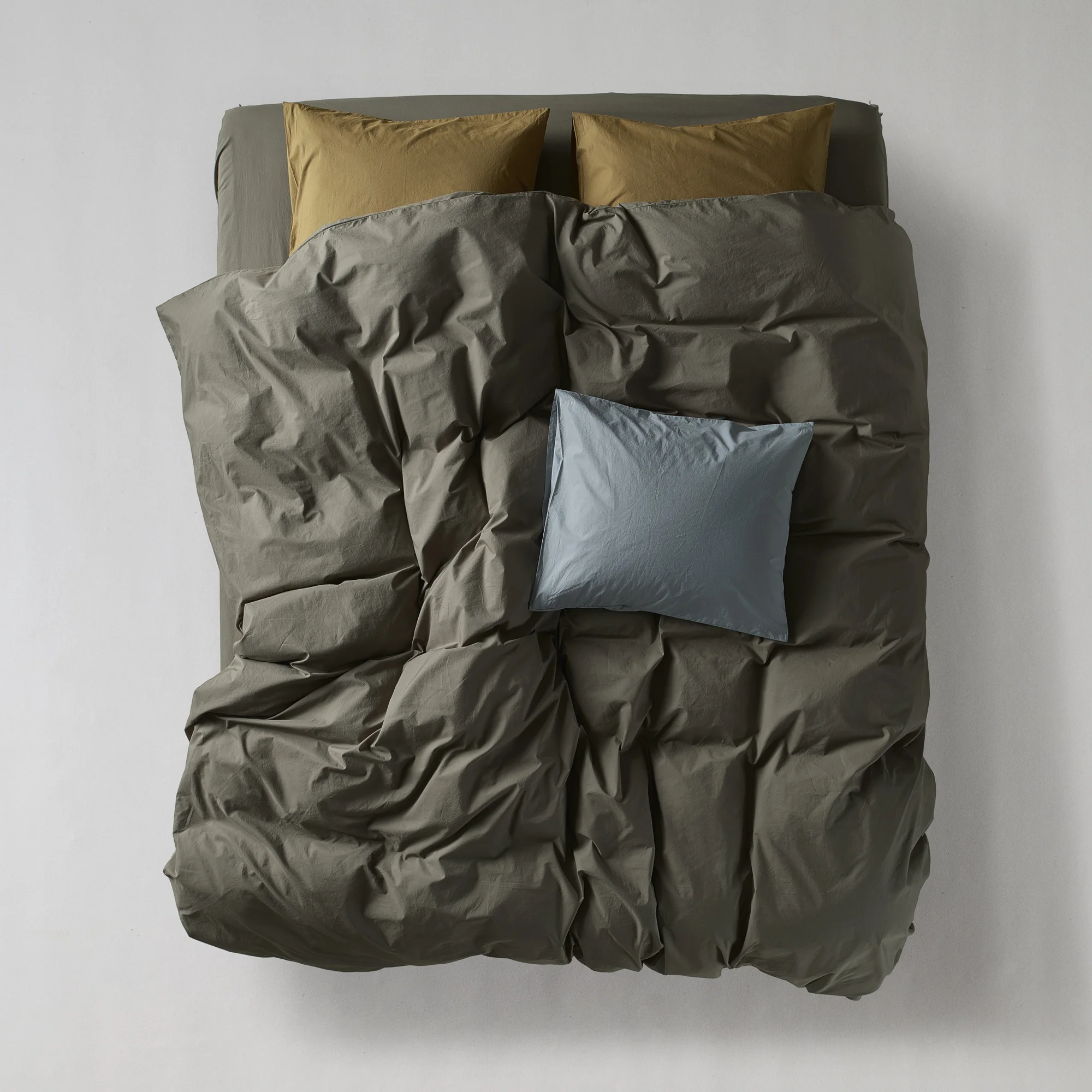 Bedroommood Percale Sage Mustard Olive