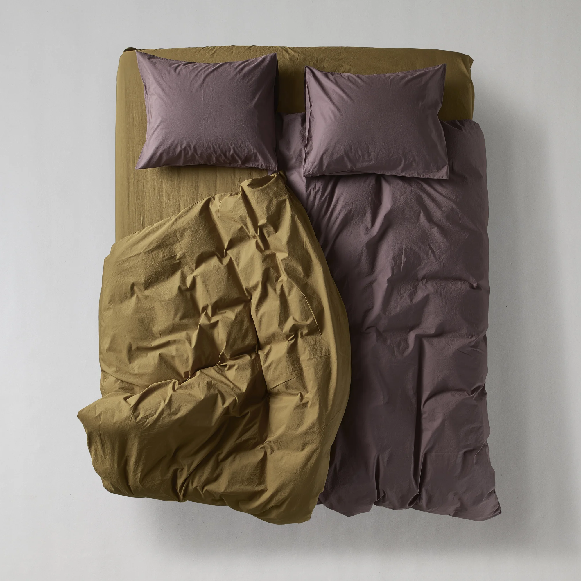 Bedroommood Percale Mustard Fig Double