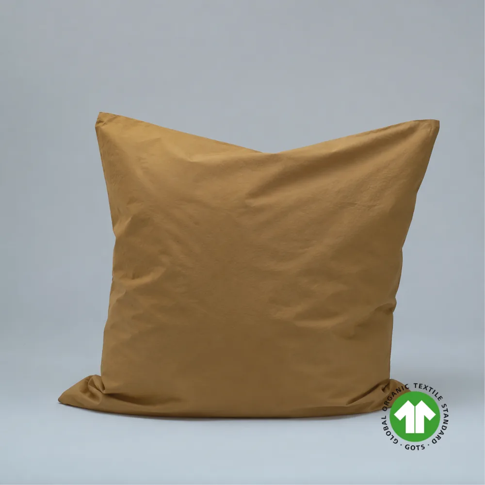 Percale Pillowcase - NEW Mustard