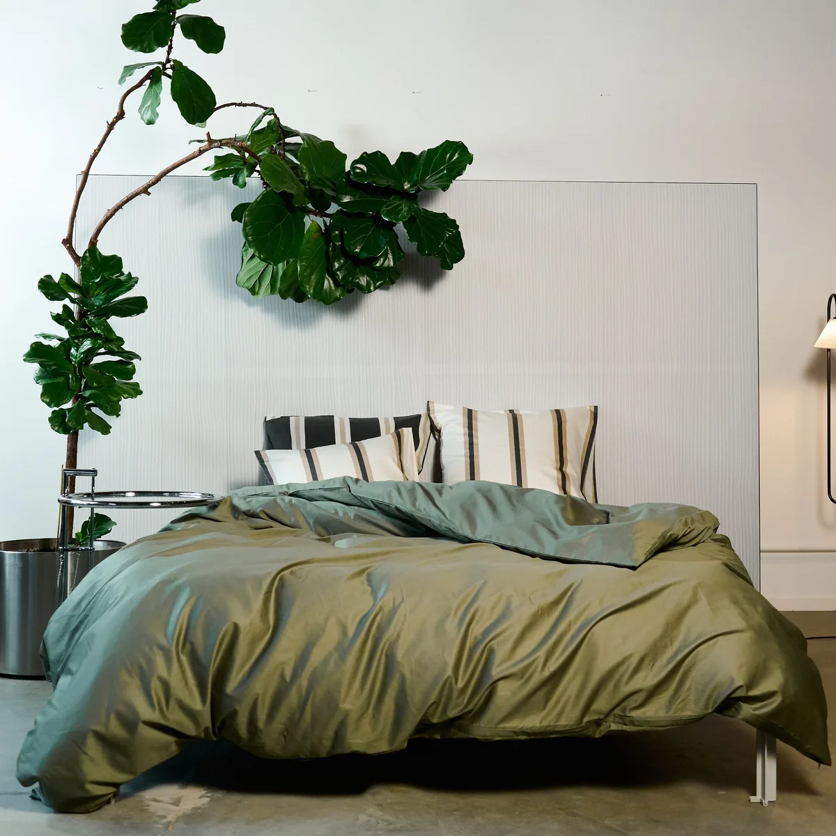 Bedroommood Sateen Olive Flat