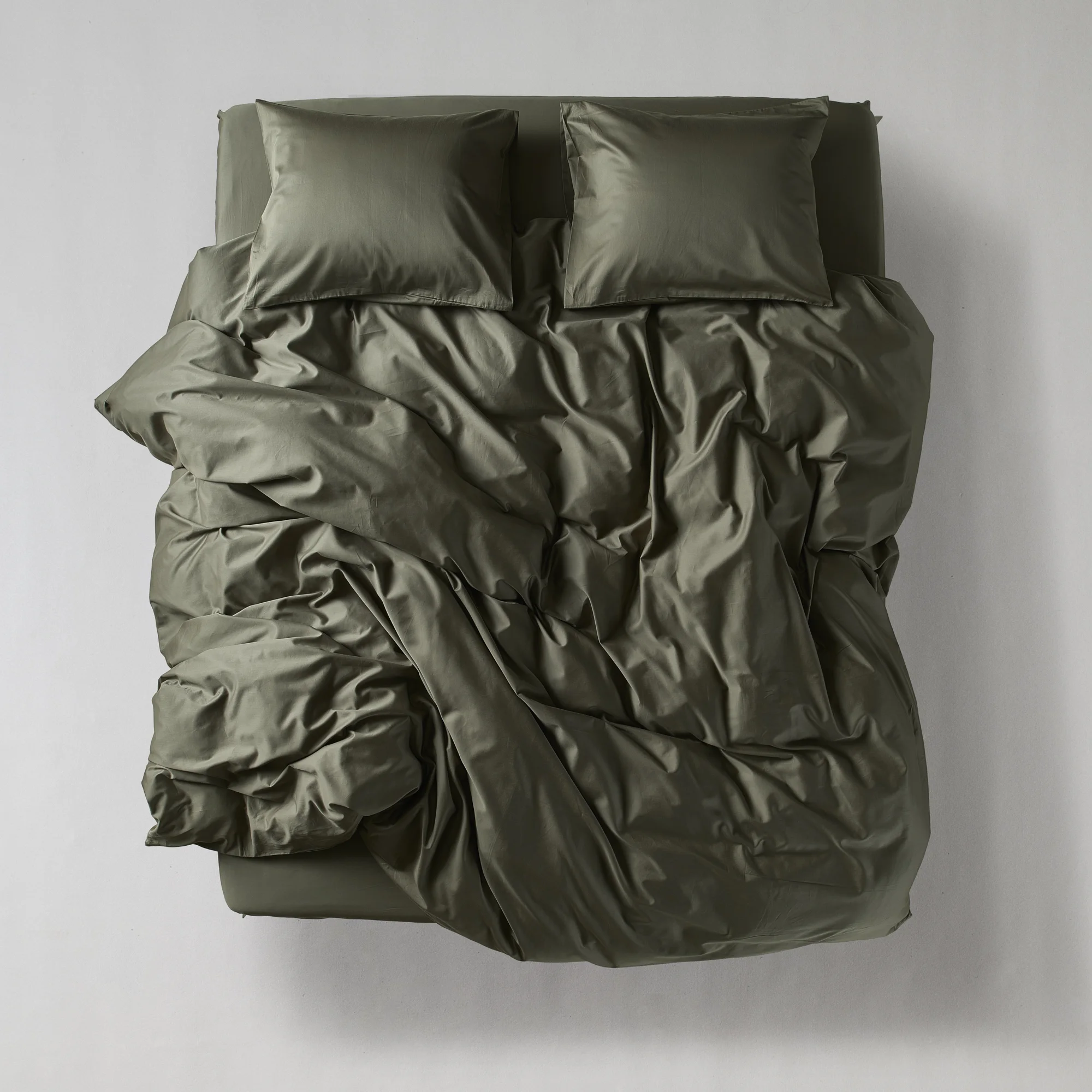 Bedroommood Sateen Olive Flat