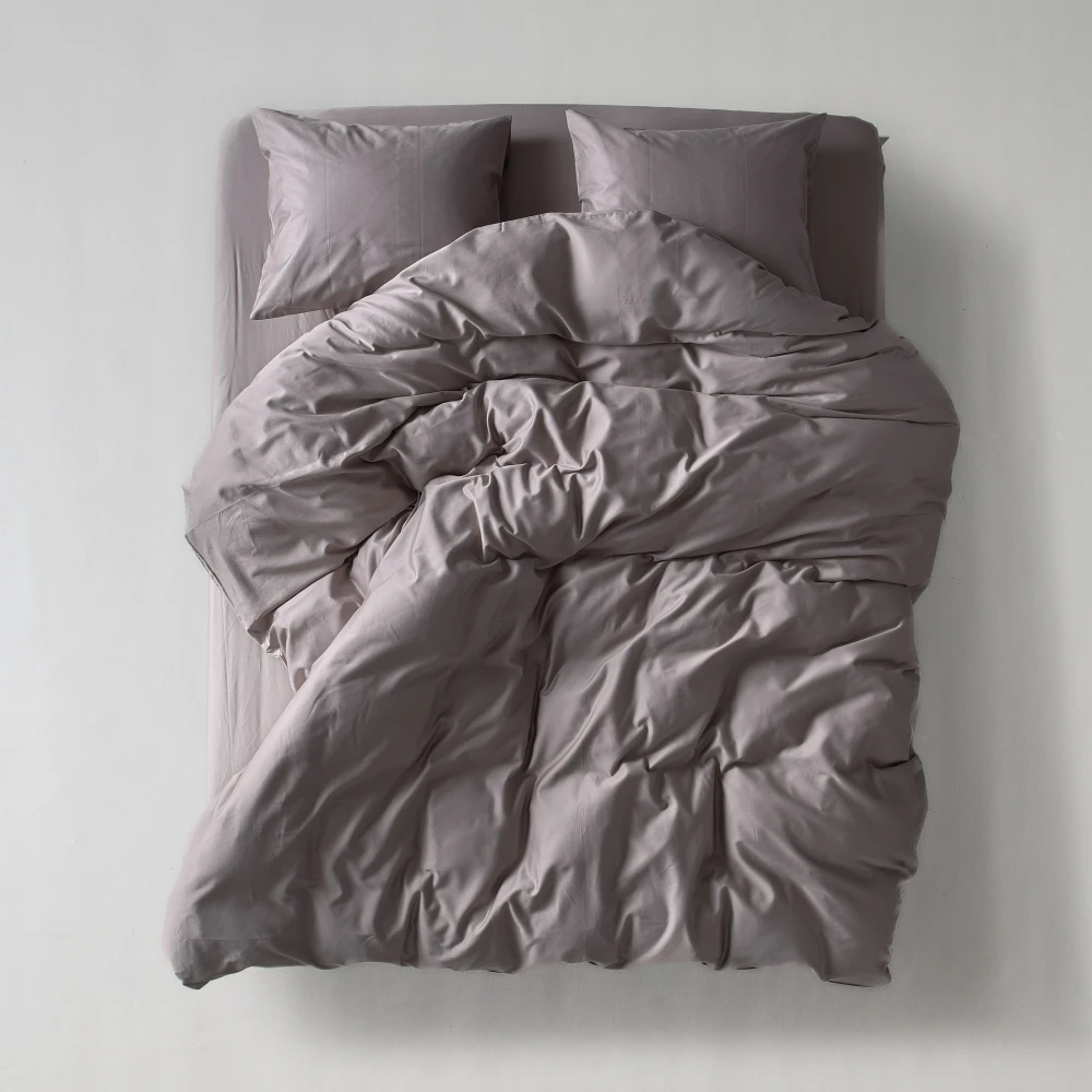 Sateen Duvet Cover - Taupe