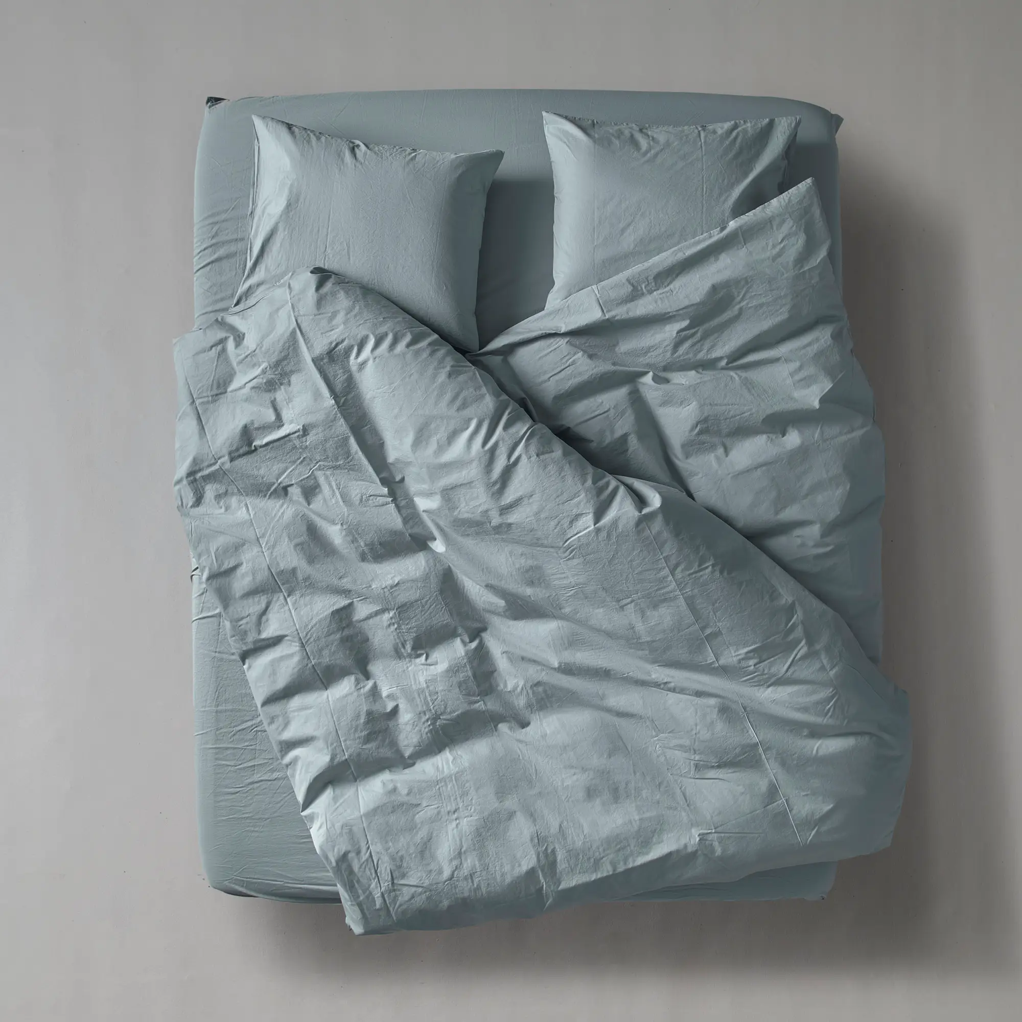 Percale Duvet Cover - Sage Percale Duvet Cover - Sage