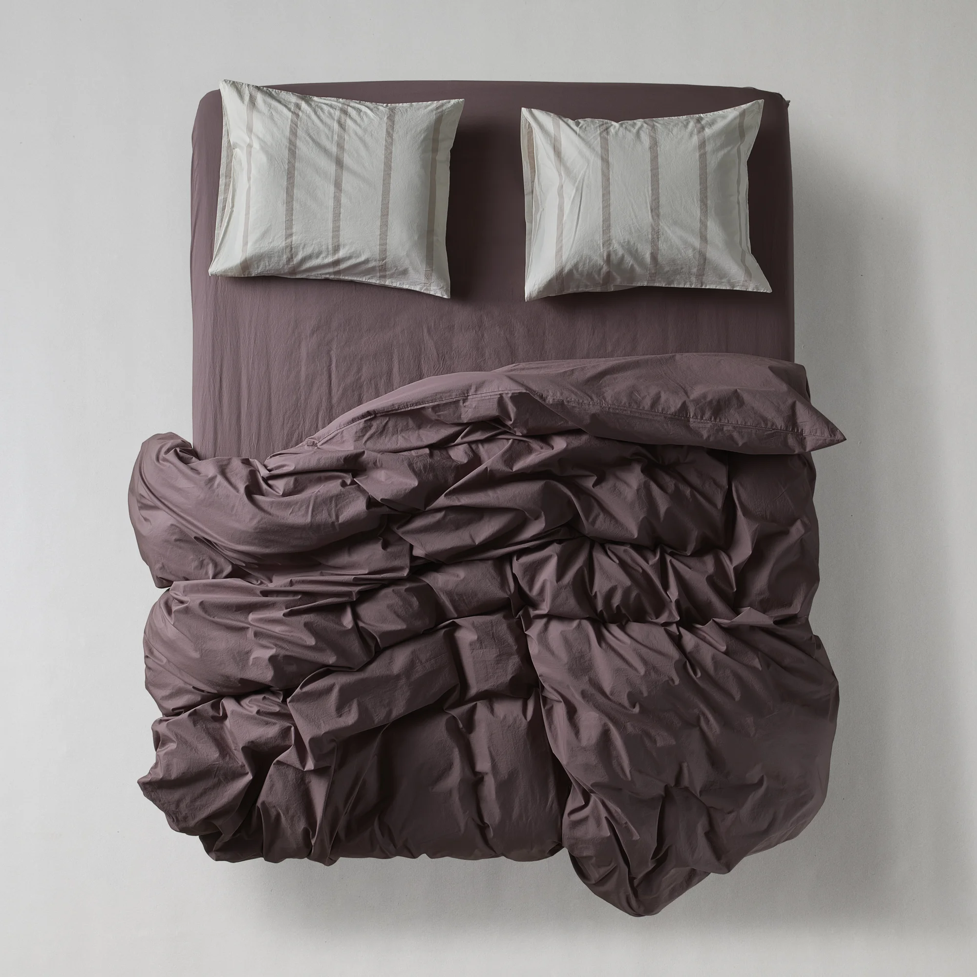 Bedroommood Percale Fig Cashmere Stripes